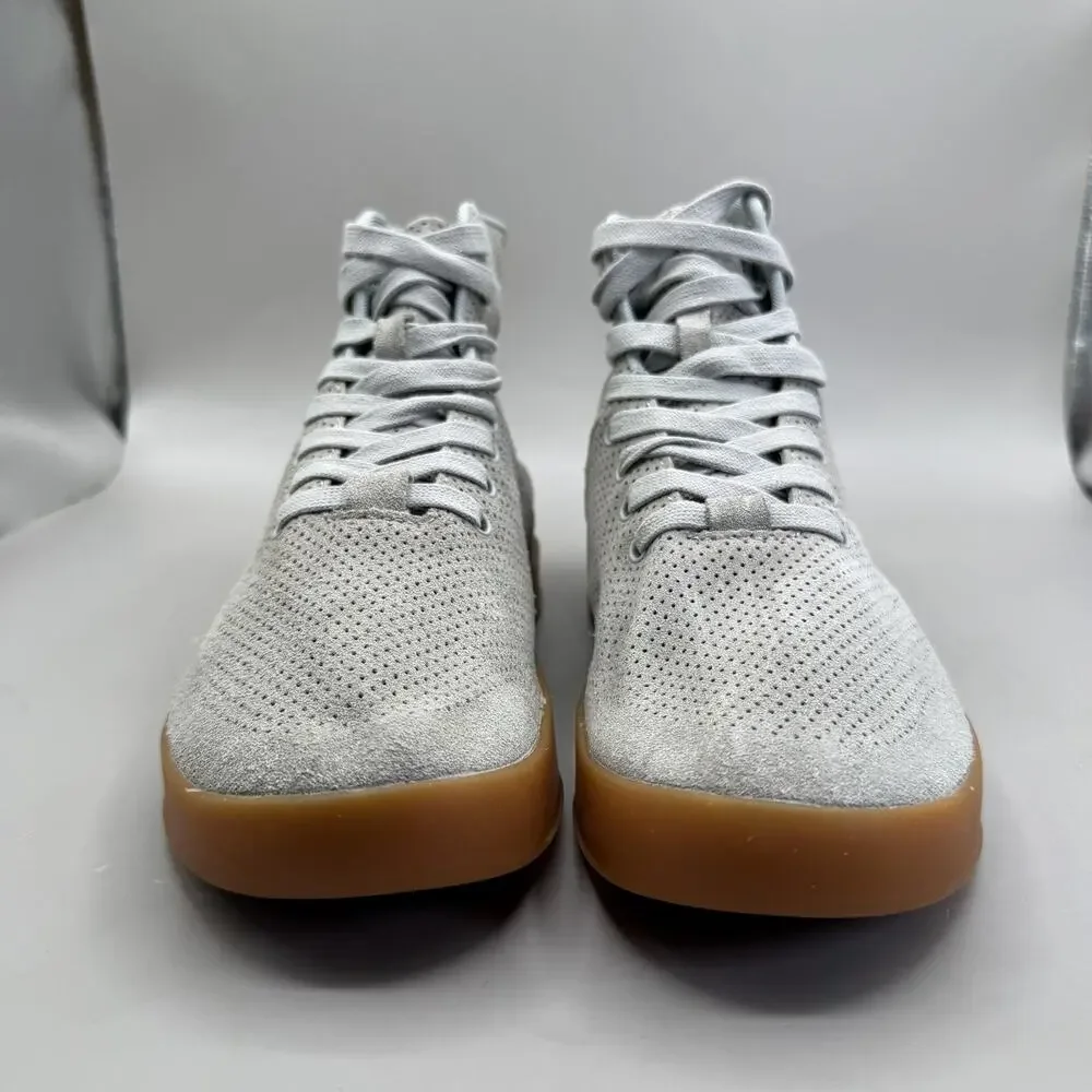 NOBULL Trainer High Top Shoes Womens Size 7 Gray Suede Gum Crossfit Sneakers